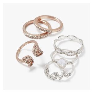 5 Pack Holiday Ring Set
